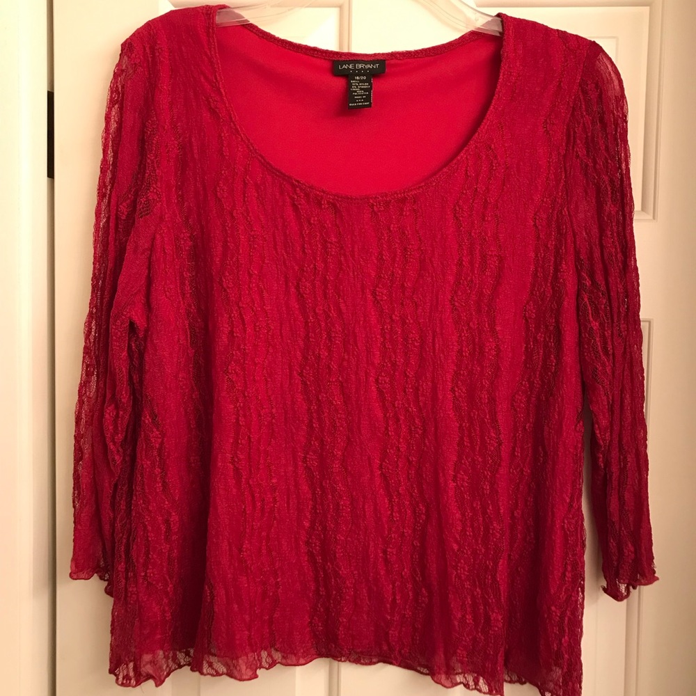 Lane Bryant Lace Top